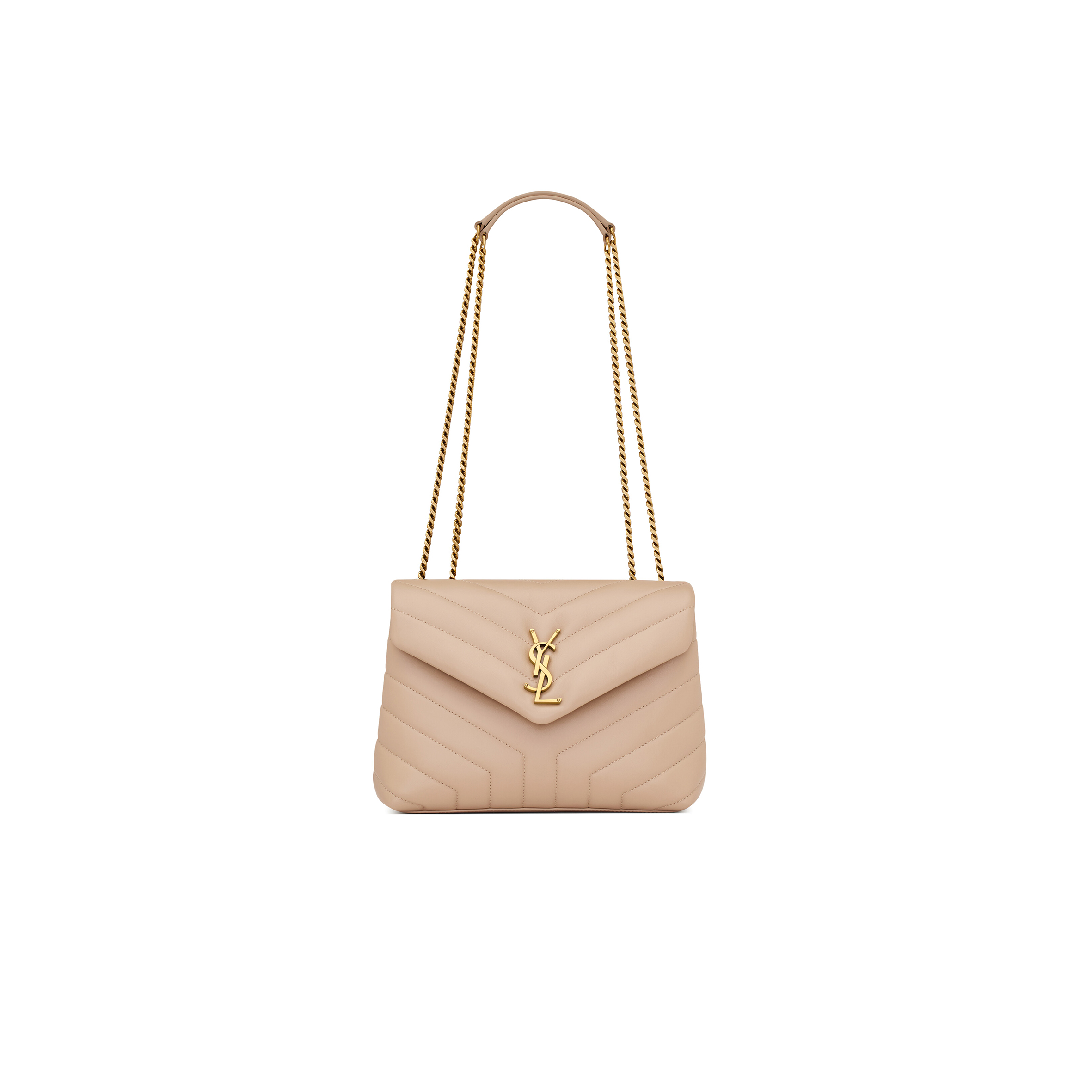 YSL LOULOU SMALL IN QUILTED LEATHER 494699DV7272721 (23*17*9cm)